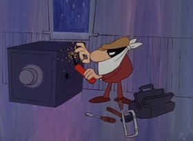 Screenshots from the 1965 DePatie Freleng cartoon Dial 