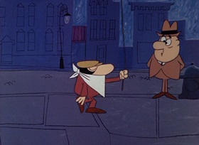 Screenshots from the 1965 DePatie Freleng cartoon Dial 