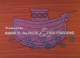 Screenshots from the 1965 DePatie Freleng cartoon Sink Pink