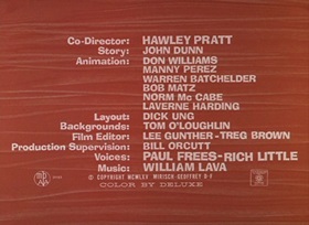 Screenshots from the 1965 DePatie Freleng cartoon Sink Pink