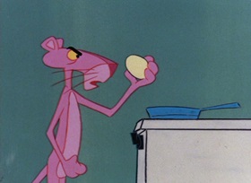 Screenshots from the 1965 DePatie Freleng cartoon Pickled Pink