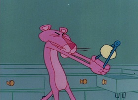 Screenshots from the 1965 DePatie Freleng cartoon Pickled Pink