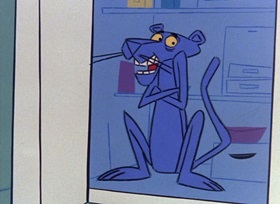 Screenshots from the 1965 DePatie Freleng cartoon Pickled Pink
