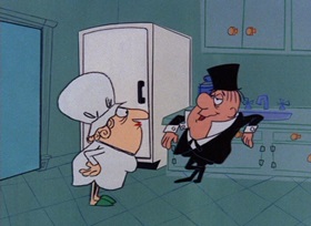 Screenshots from the 1965 DePatie Freleng cartoon Pickled Pink