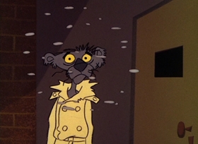 Screenshots from the 1965 DePatie Freleng cartoon Pinkfinger