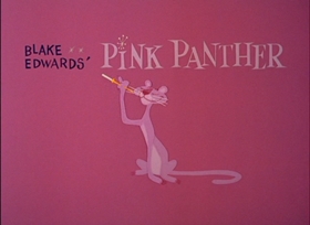 Screenshots from the 1965 DePatie Freleng cartoon Shocking Pink