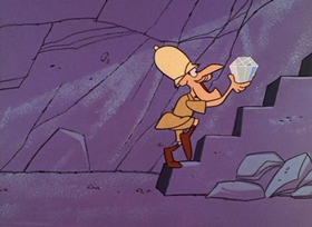 Screenshots from the 1965 DePatie Freleng cartoon Pink Ice