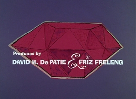 Screenshots from the 1965 DePatie Freleng cartoon Pink Ice
