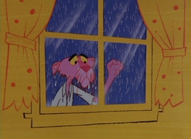 Screenshots from the 1965 DePatie Freleng cartoon The Pink Tail Fly