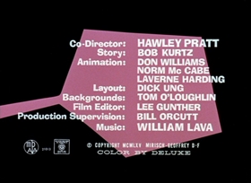 Screenshots from the 1965 DePatie Freleng cartoon The Pink Tail Fly