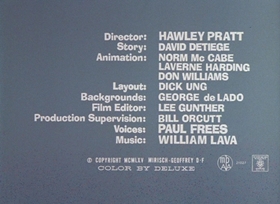 Screenshots from the 1965 DePatie Freleng cartoon Pink Panzer