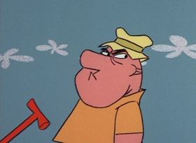 Screenshots from the 1965 DePatie Freleng cartoon Pink Panzer