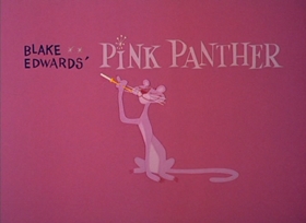 Screenshots from the 1965 DePatie Freleng cartoon An Ounce of Pink