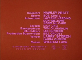 Screenshots from the 1965 DePatie Freleng cartoon An Ounce of Pink