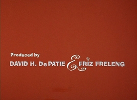 Screenshots from the 1965 DePatie Freleng cartoon An Ounce of Pink