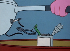 Screenshots from the 1965 DePatie Freleng cartoon Reel Pink