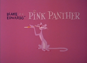Screenshots from the 1965 DePatie Freleng cartoon Reel Pink