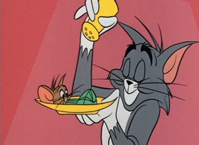 Screenshots from the 1966 MGM cartoon Love Me, Love My Mouse