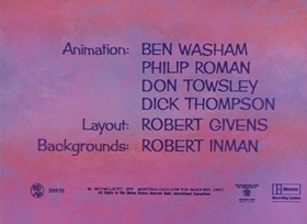 Screenshots from the 1966 MGM cartoon Love Me, Love My Mouse