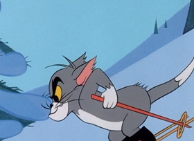 Screenshots from the 1966 MGM cartoon A-Tominable Snowman