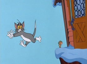 Screenshots from the 1966 MGM cartoon A-Tominable Snowman