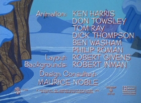 Screenshots from the 1966 MGM cartoon A-Tominable Snowman