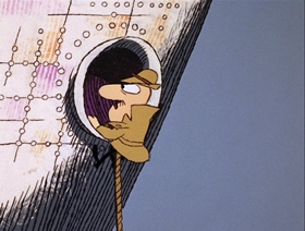 Screenshots from the 1966 DePatie Freleng cartoon Reaux, Reaux, Reaux Your Boat