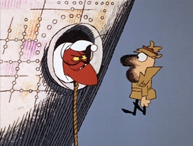 Screenshots from the 1966 DePatie Freleng cartoon Reaux, Reaux, Reaux Your Boat