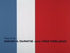 Screenshots from the 1966 DePatie Freleng cartoon Napoleon Blown-Aparte