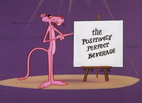 Screenshots from the 1966 DePatie Freleng cartoon Pink Punch