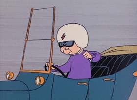 Screenshots from the 1966 DePatie Freleng cartoon Pink Pistons