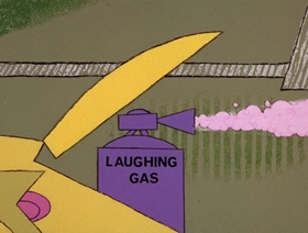 Screenshots from the 1966 DePatie Freleng cartoon Plastered in Paris