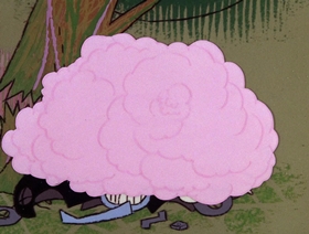 Screenshots from the 1966 DePatie Freleng cartoon Plastered in Paris