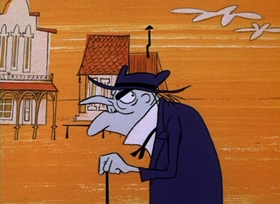 Screenshots from the 1966 DePatie Freleng cartoon Vitamin Pink