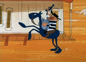 Screenshots from the 1966 DePatie Freleng cartoon Vitamin Pink