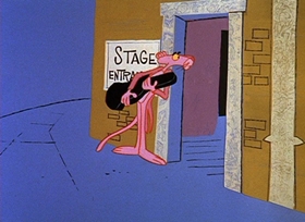 Screenshots from the 1966 DePatie Freleng cartoon Pink, Plunk, Plink
