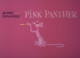Screenshots from the 1966 DePatie Freleng cartoon Smile Pretty, Say Pink