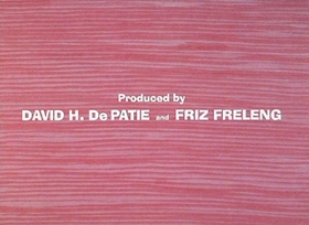 Screenshots from the 1966 DePatie Freleng cartoon Smile Pretty, Say Pink