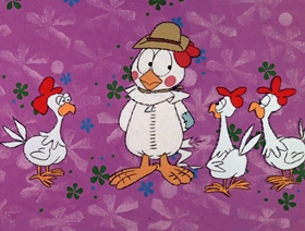Screenshots from the 1966 DePatie Freleng cartoon Cock-A-Doodle Deux-Deux
