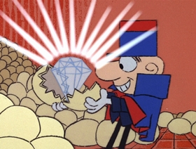 Screenshots from the 1966 DePatie Freleng cartoon Cock-A-Doodle Deux-Deux