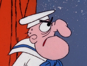 Screenshots from the 1966 DePatie Freleng cartoon Ape Suzette