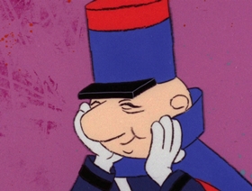 Screenshots from the 1966 DePatie Freleng cartoon Ape Suzette