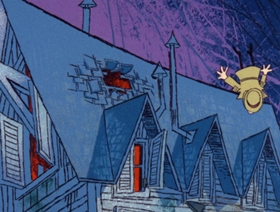 Screenshots from the 1966 DePatie Freleng cartoon Ape Suzette