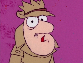 Screenshots from the 1966 DePatie Freleng cartoon Ape Suzette