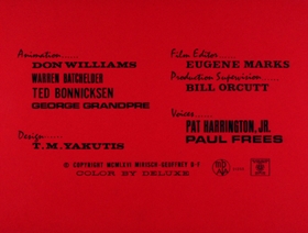 Screenshots from the 1966 DePatie Freleng cartoon Ape Suzette