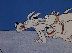 Screenshots from the 1966 DePatie Freleng cartoon Pink-A-Boo