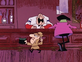 Screenshots from the 1966 DePatie Freleng cartoon The Pique Poquette of Paris