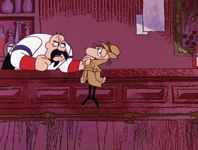 Screenshots from the 1966 DePatie Freleng cartoon The Pique Poquette of Paris