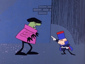 Screenshots from the 1966 DePatie Freleng cartoon The Pique Poquette of Paris