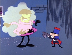 Screenshots from the 1966 DePatie Freleng cartoon The Pique Poquette of Paris